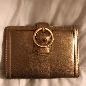 Gold Coach Wallet